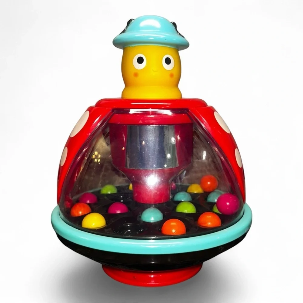Toddler Interactive Toy Set Battat Ladybug BallPopper + Fisher-Price See ‘n Say